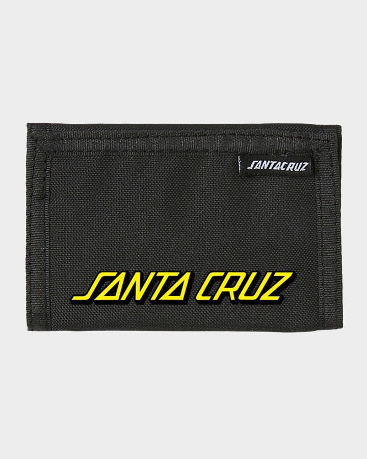Classic Dot Santa Cruz Boys Dual Zip Pencil Case - Black