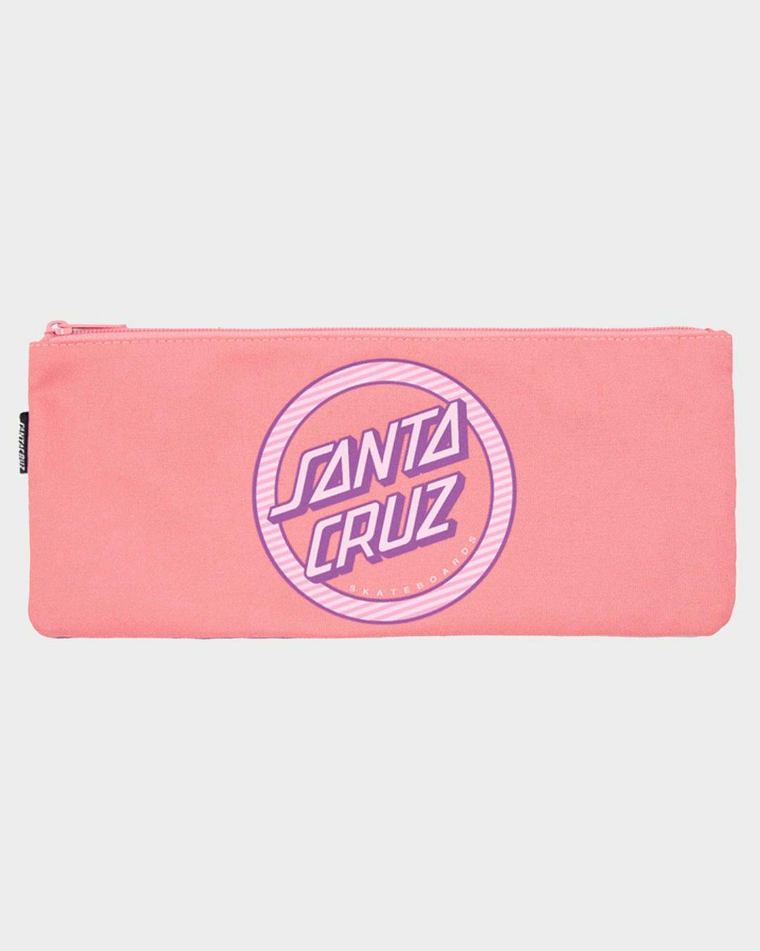 Striped Reverse Dot Santa Cruz Girls Pencil Case