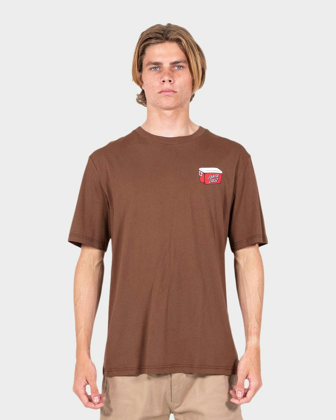 Santa Cruz Cactus Dot Desert Brown Tie Dye T-Shirt