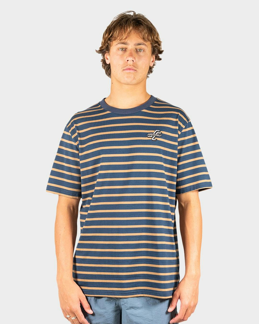 Nike SB Navy Stripe Yarn Dye T-Shirt