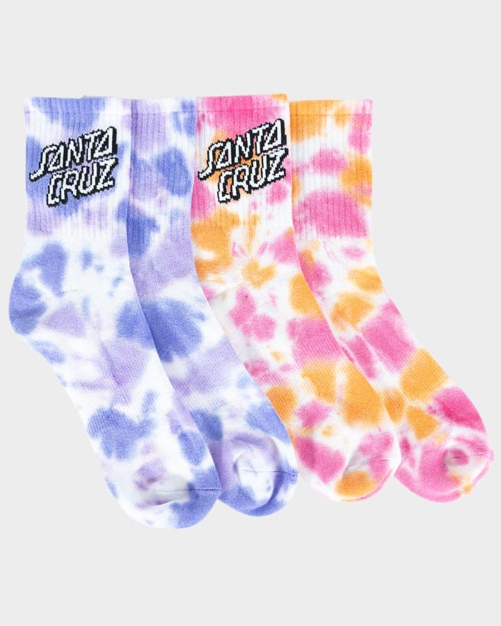 Santa Cruz, Tie Dye Strip Socks